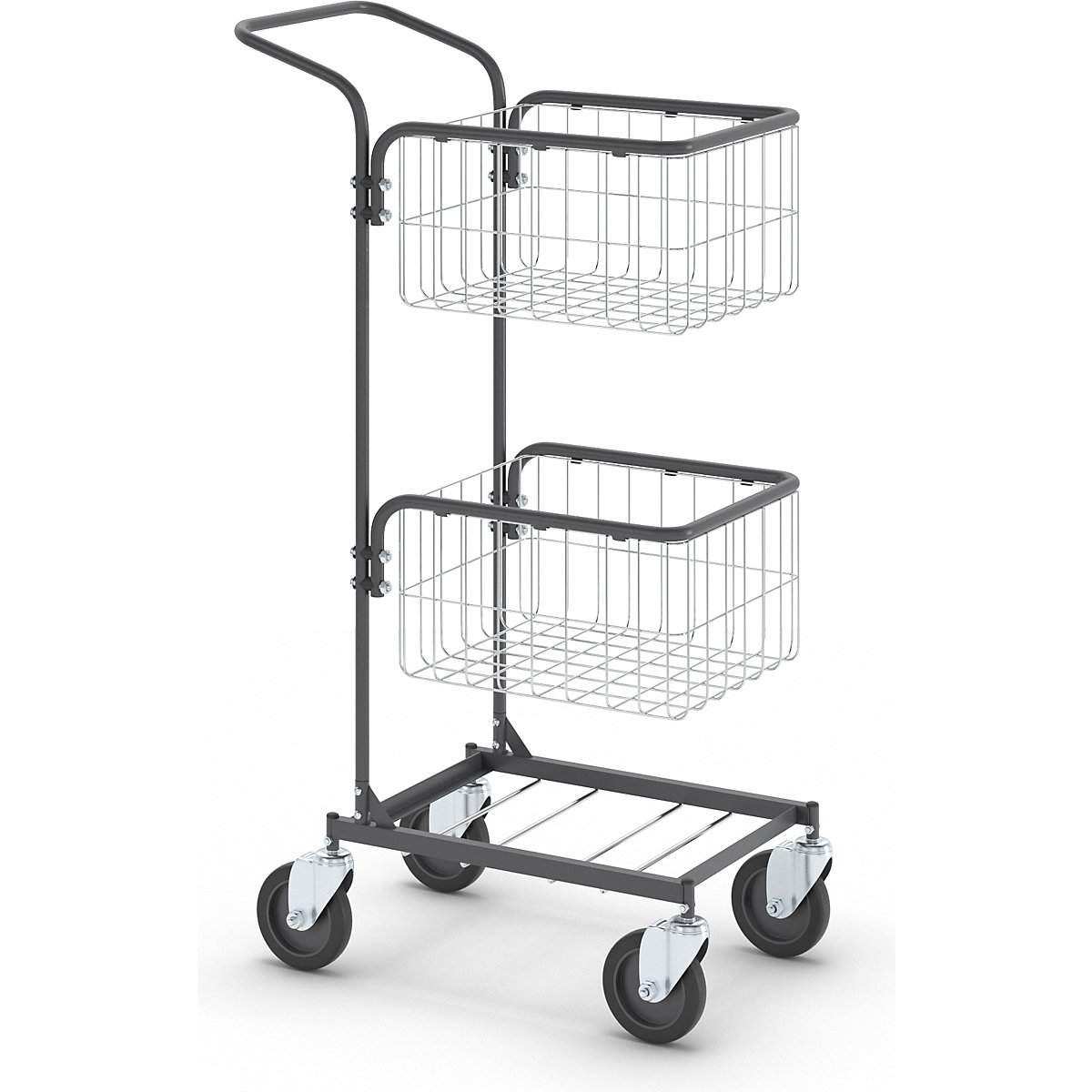 Carrello per ufficio KOMPAKT – eurokraft pro (Foto prodotto 6)-5