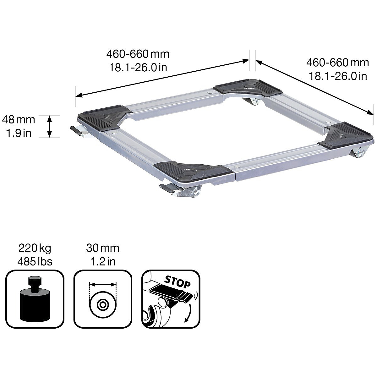 Ausilio di trasporto, acciaio – Wagner (Foto prodotto 8)-7