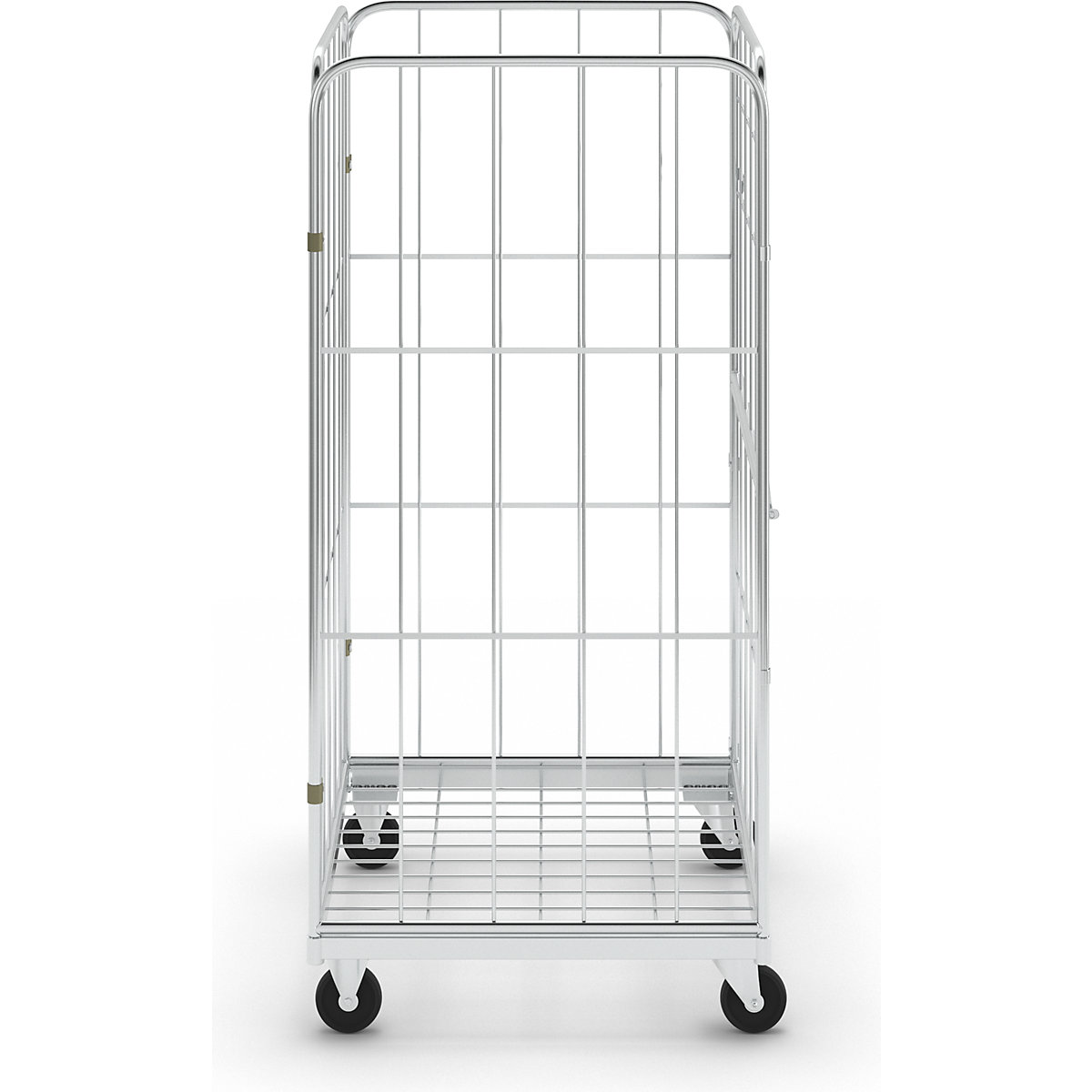 Carrello con rotelle, sponda anteriore ribaltabile e ruotabile (Foto prodotto 5)-4