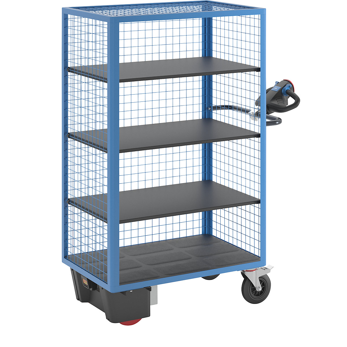 Carrello a ripiani con azionamento elettrico – eurokraft pro