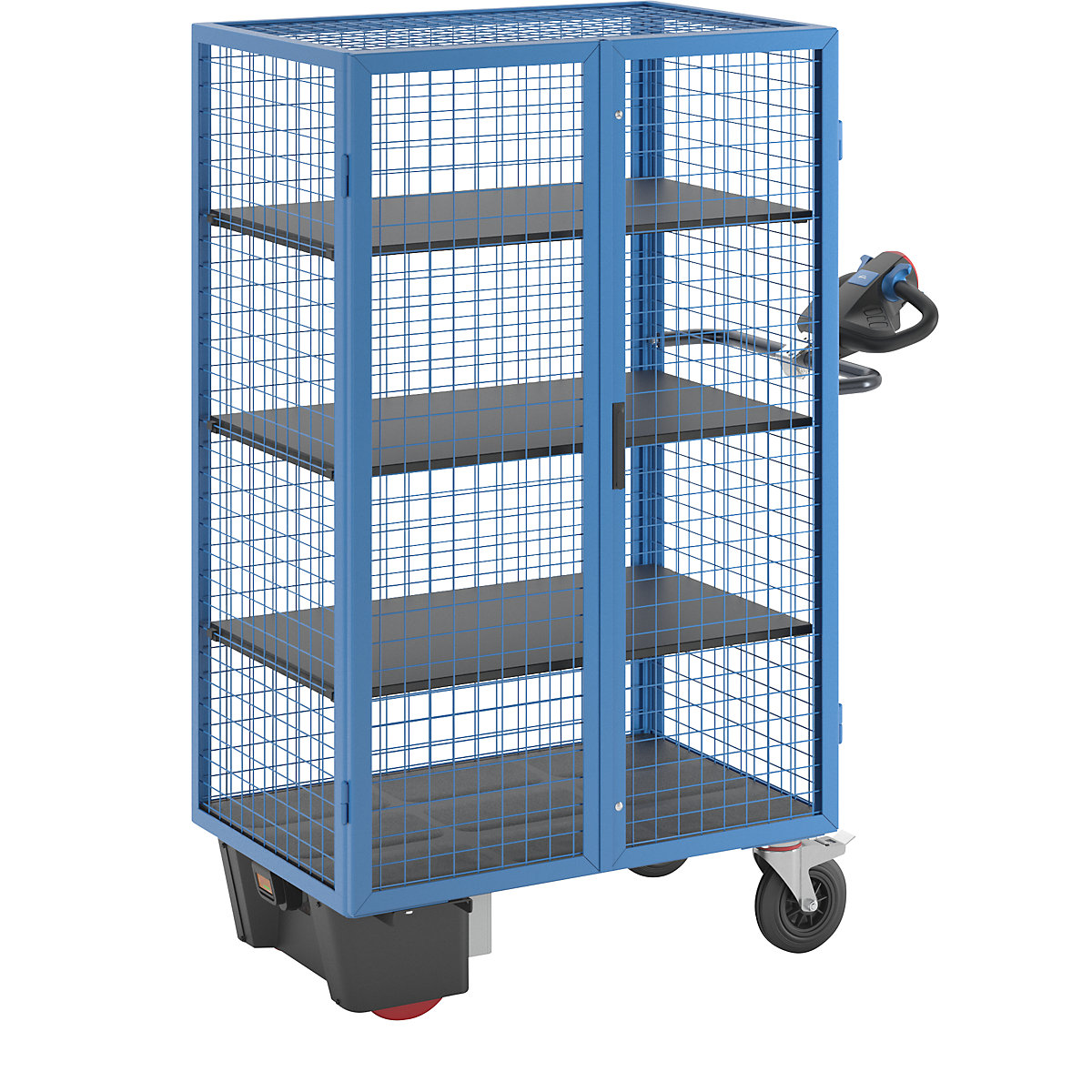 Carrello a ripiani con azionamento elettrico – eurokraft pro