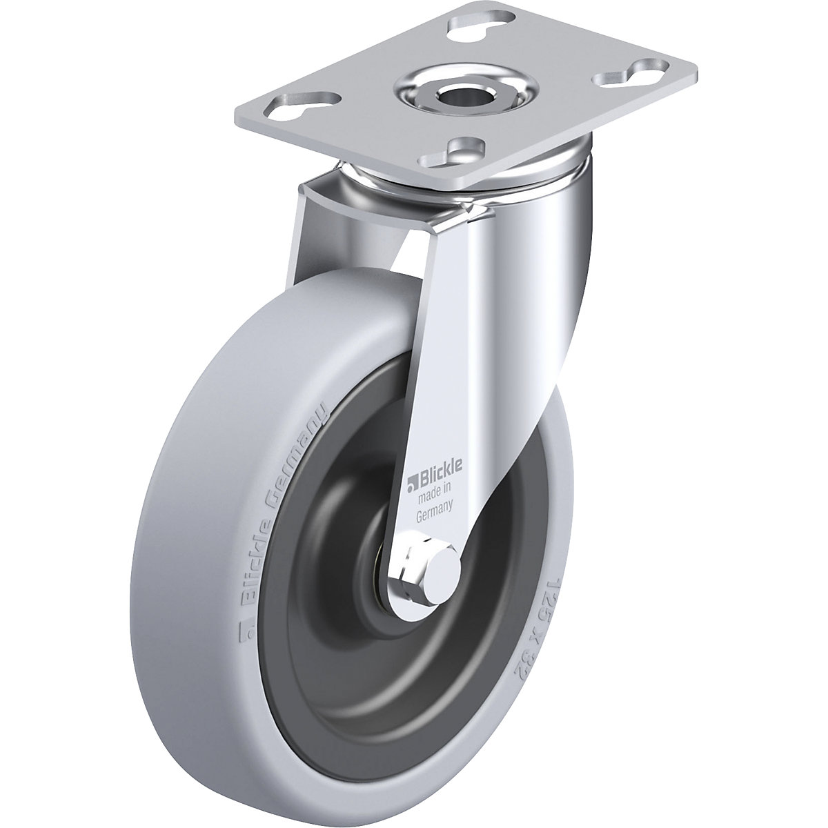 Ruota con supporto girevole per attrezzature LKPA-VPA – Blickle