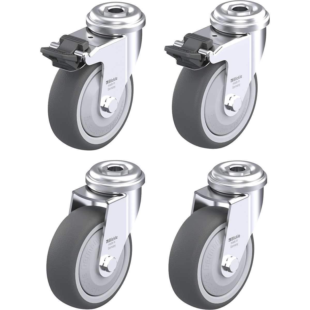 Set di rotelle LRA-PATH 75KF