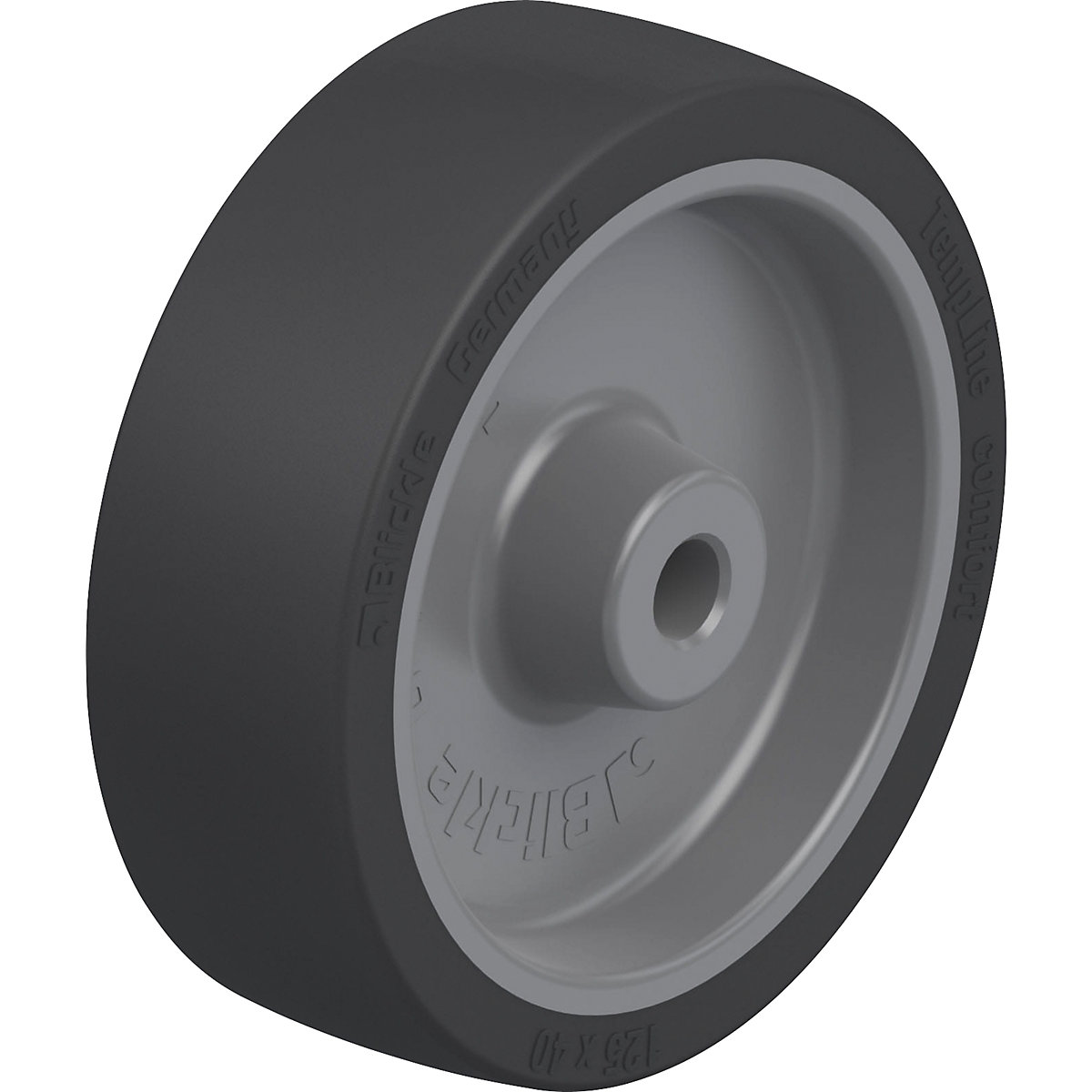 Ruota con rivestimento in gomma siliconica POSI – Blickle