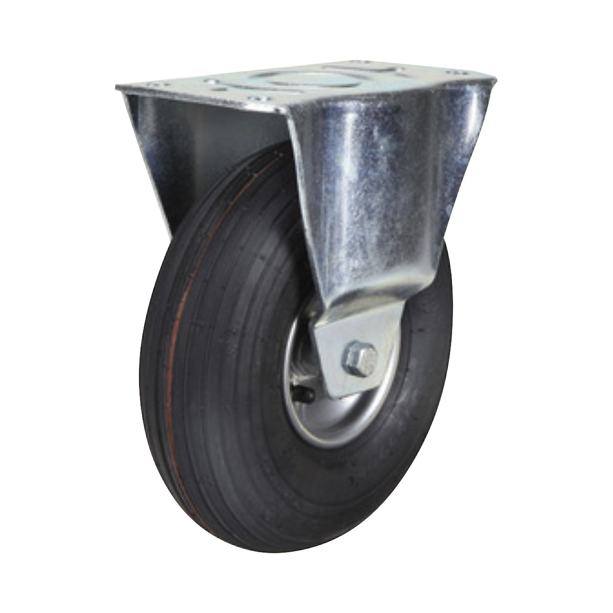 MroMax Ruote Fisse In PP Con Piastra 25 Mm - 4 Pezzi, Carico Max 10 Kg Cad. - Per Mobili Piccoli, Tavolini E Librerie