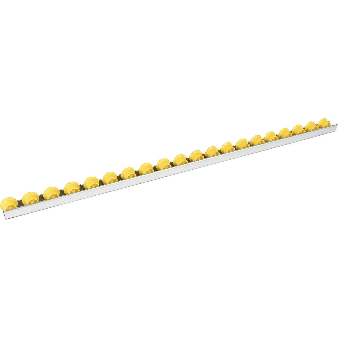 Guida a rulli di scorrimento con bordino: passo da 50 mm, Ø 28 mm ...
