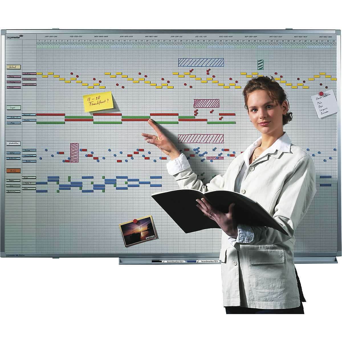 Lavagna per planning annuale Professional – Legamaster (Foto prodotto 3)-2