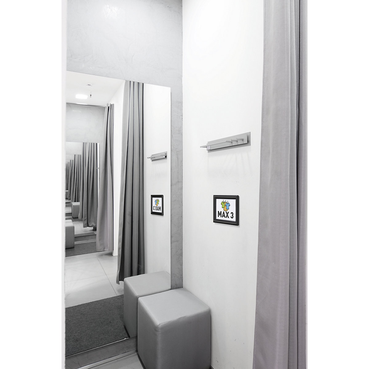 Cornice a scatto in alluminio – DURABLE (Foto prodotto 5)-4