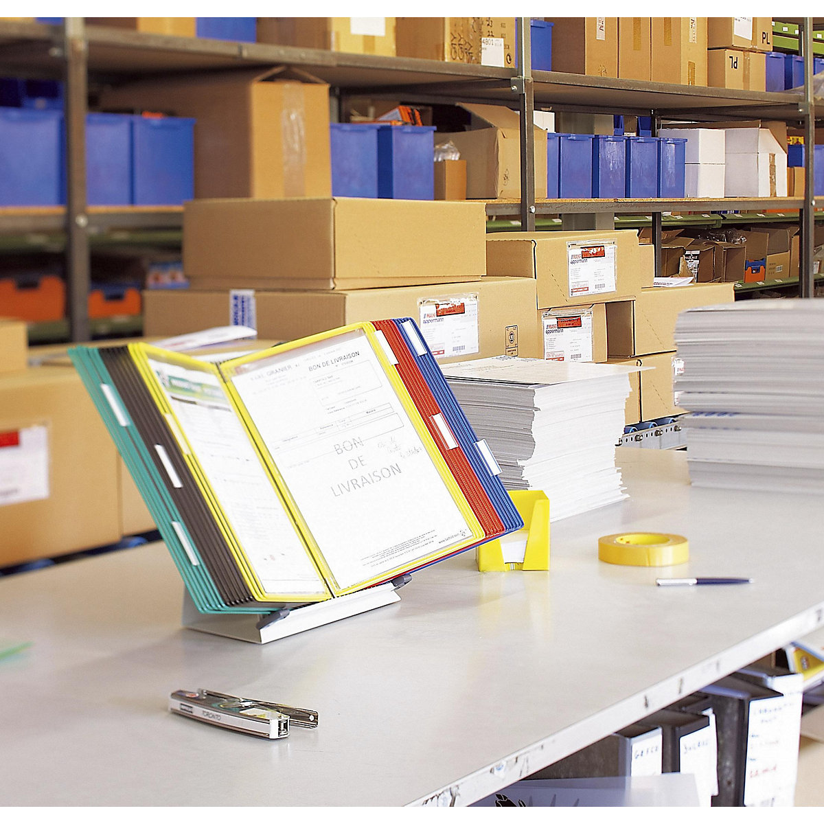 Supporto da tavolo a leggio per cartellette trasparenti – Tarifold (Foto prodotto 4)-3