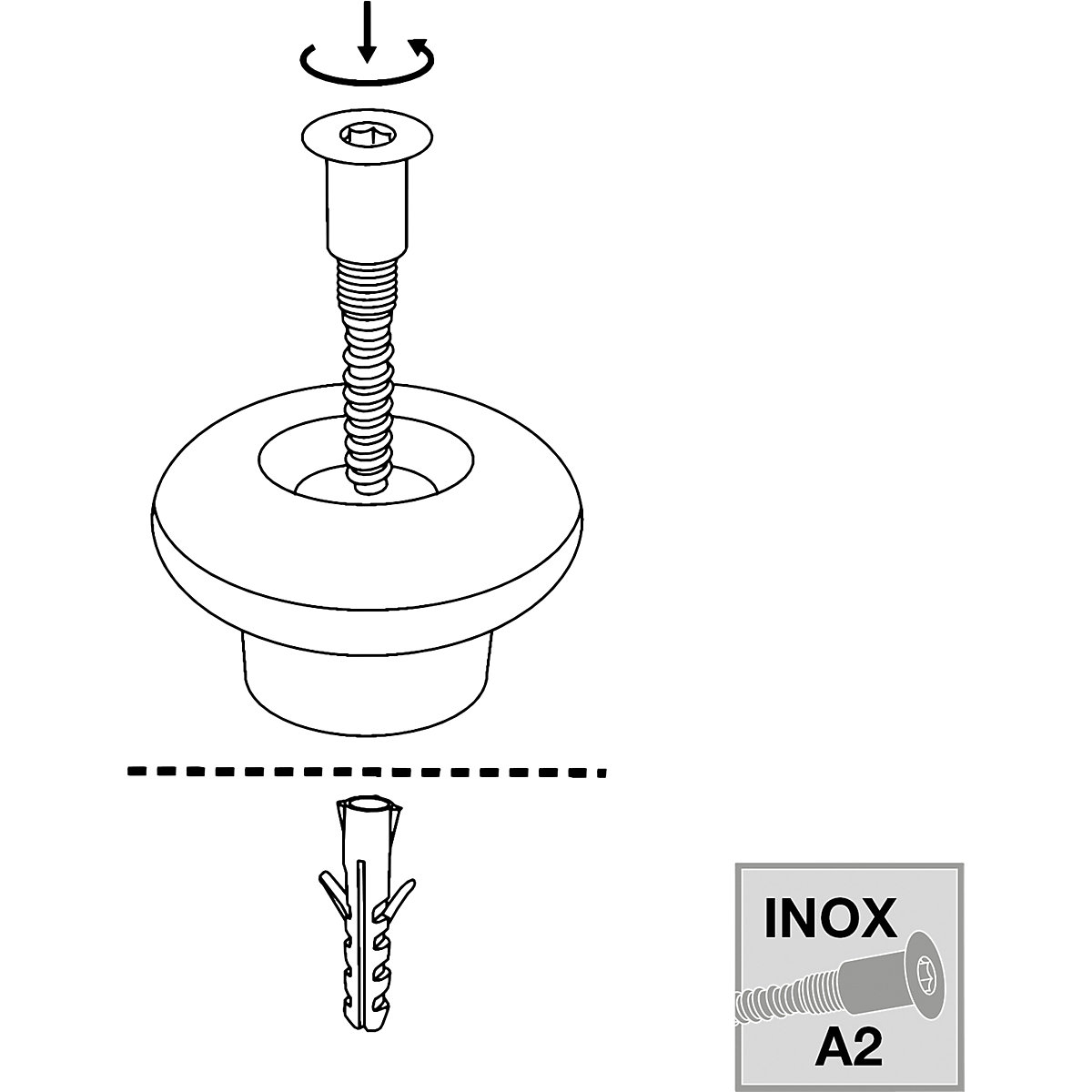 Fermaporta a pavimento – Wagner (Foto prodotto 3)-2