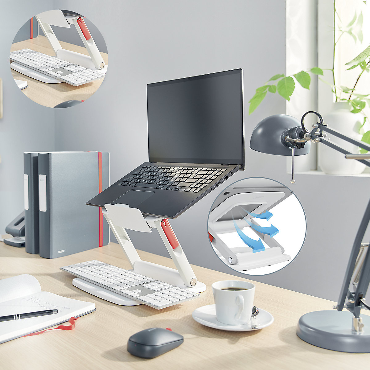 Supporto per laptop multi-angolo Leitz Ergo – Leitz (Foto prodotto 7)-6