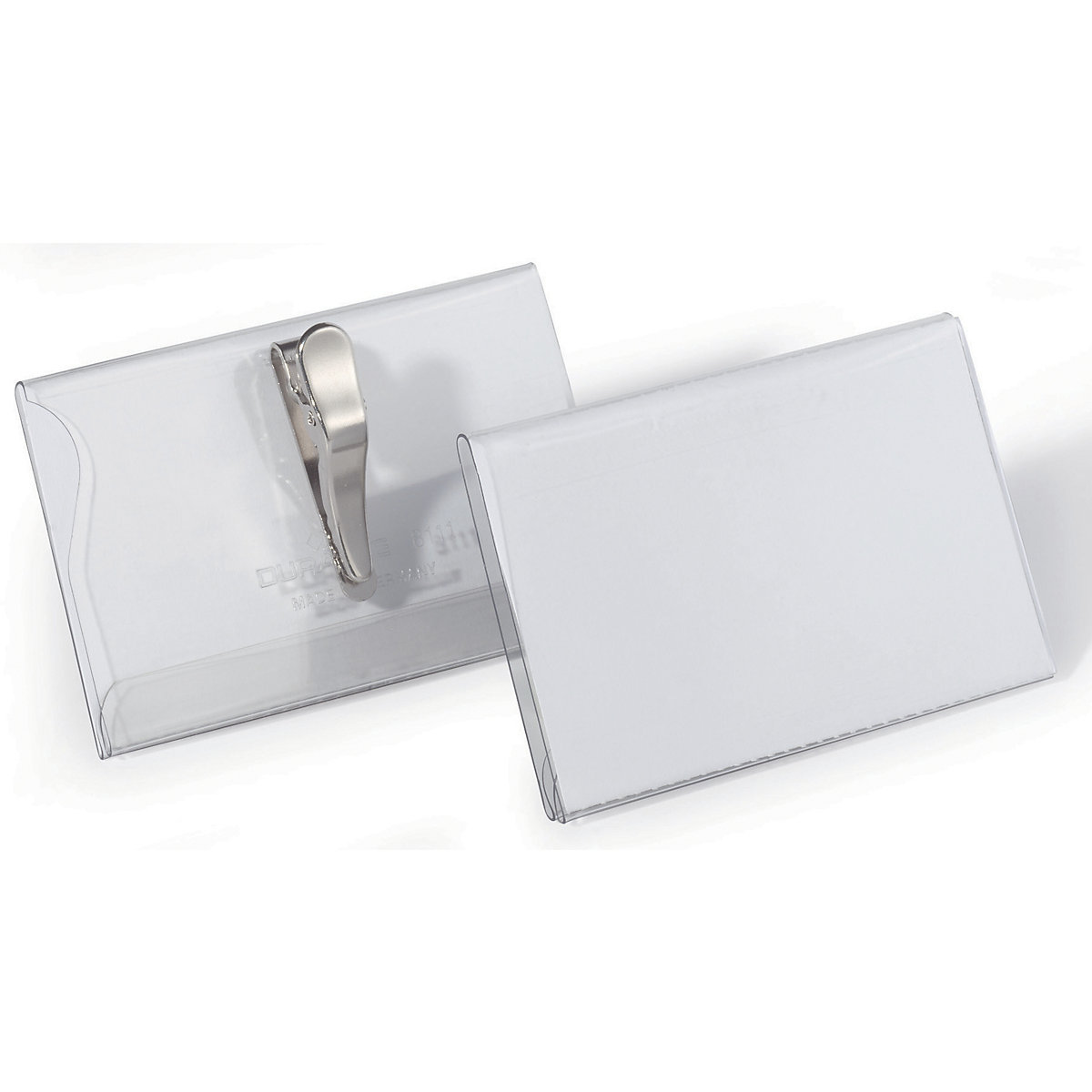 Targhetta per nome con clip a coccodrillo – DURABLE