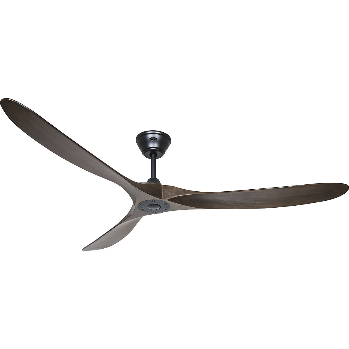 Ventilatore a soffitto ECO GENUINO, Ø rotore 1800 mm, noce / nero opaco-2