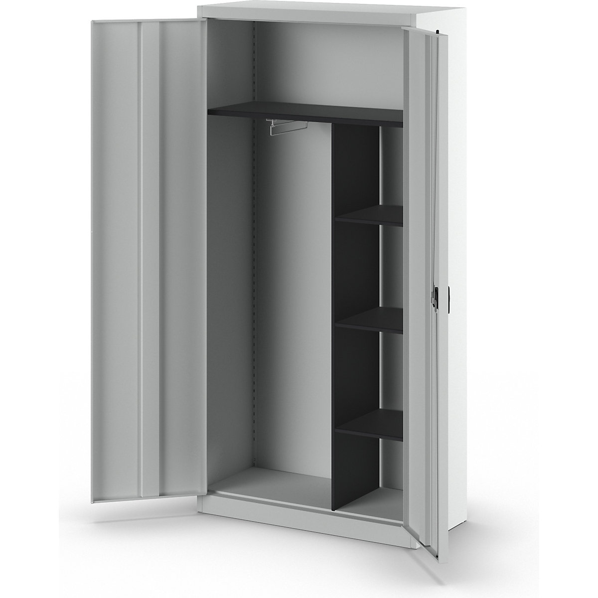 Armadio in acciaio con ante a battente – mauser (Foto prodotto 9)-8