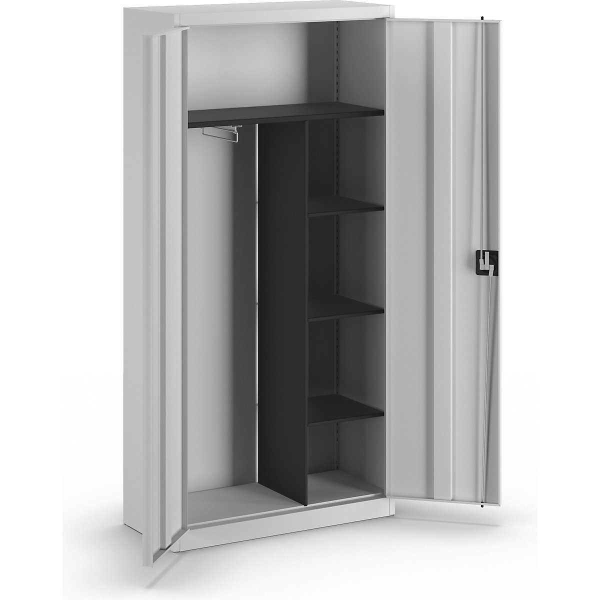 Armadio in acciaio con ante a battente – mauser