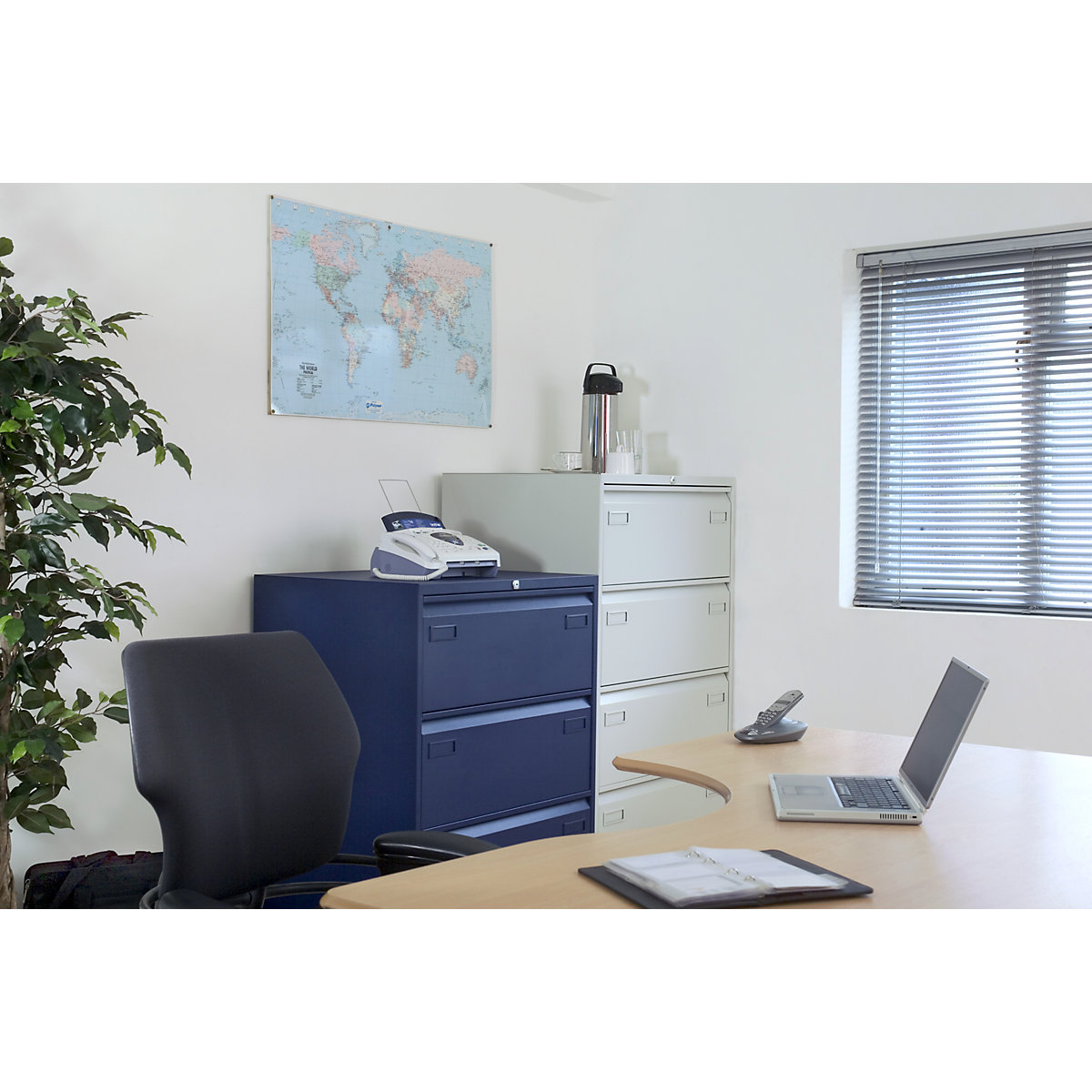 Classificatore per cartelle sospese LIGHT, a doppia corsia – BISLEY (Foto prodotto 2)-1