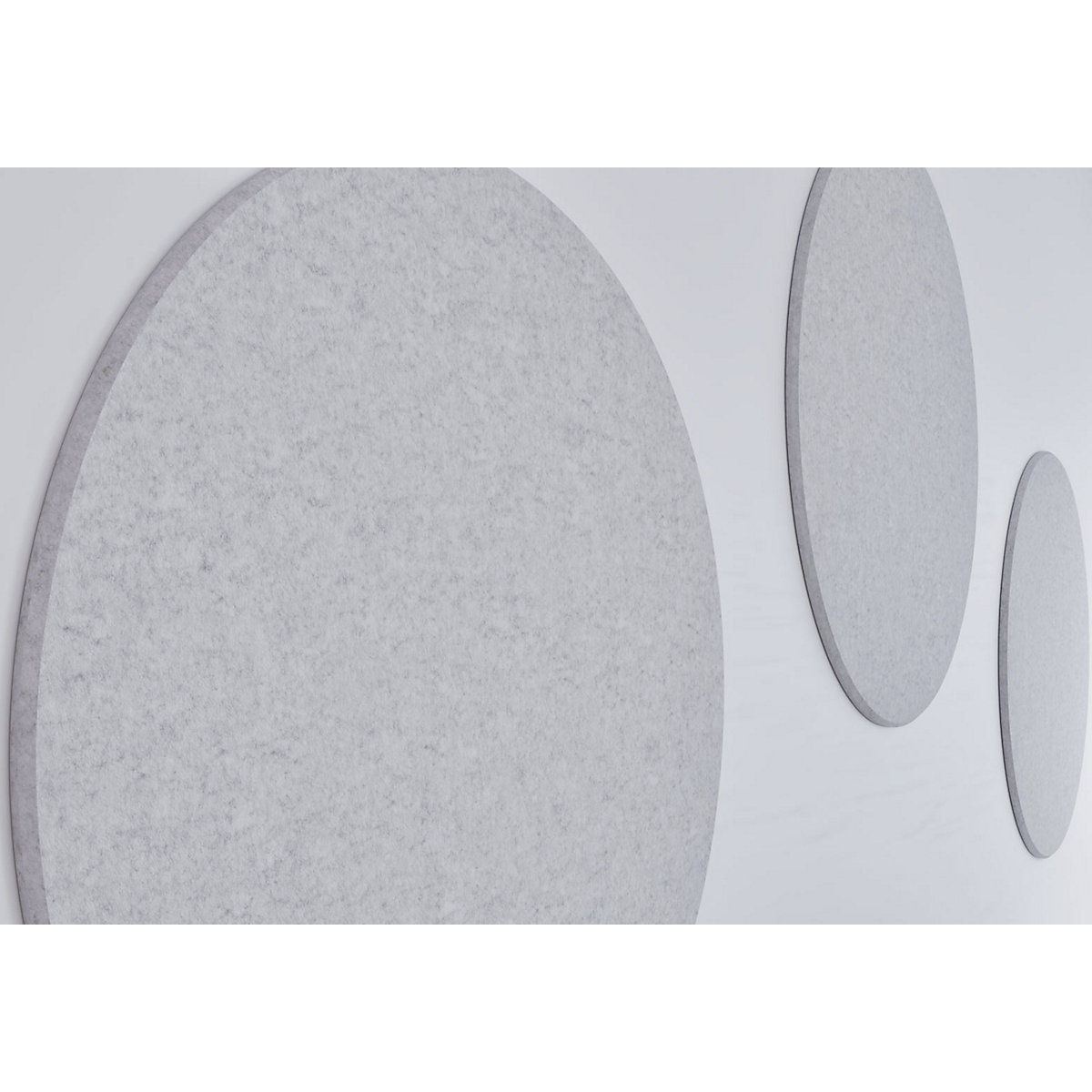 Pannello fonoassorbente da soffitto, feltro PET – eurokraft basic (Foto prodotto 18)-17