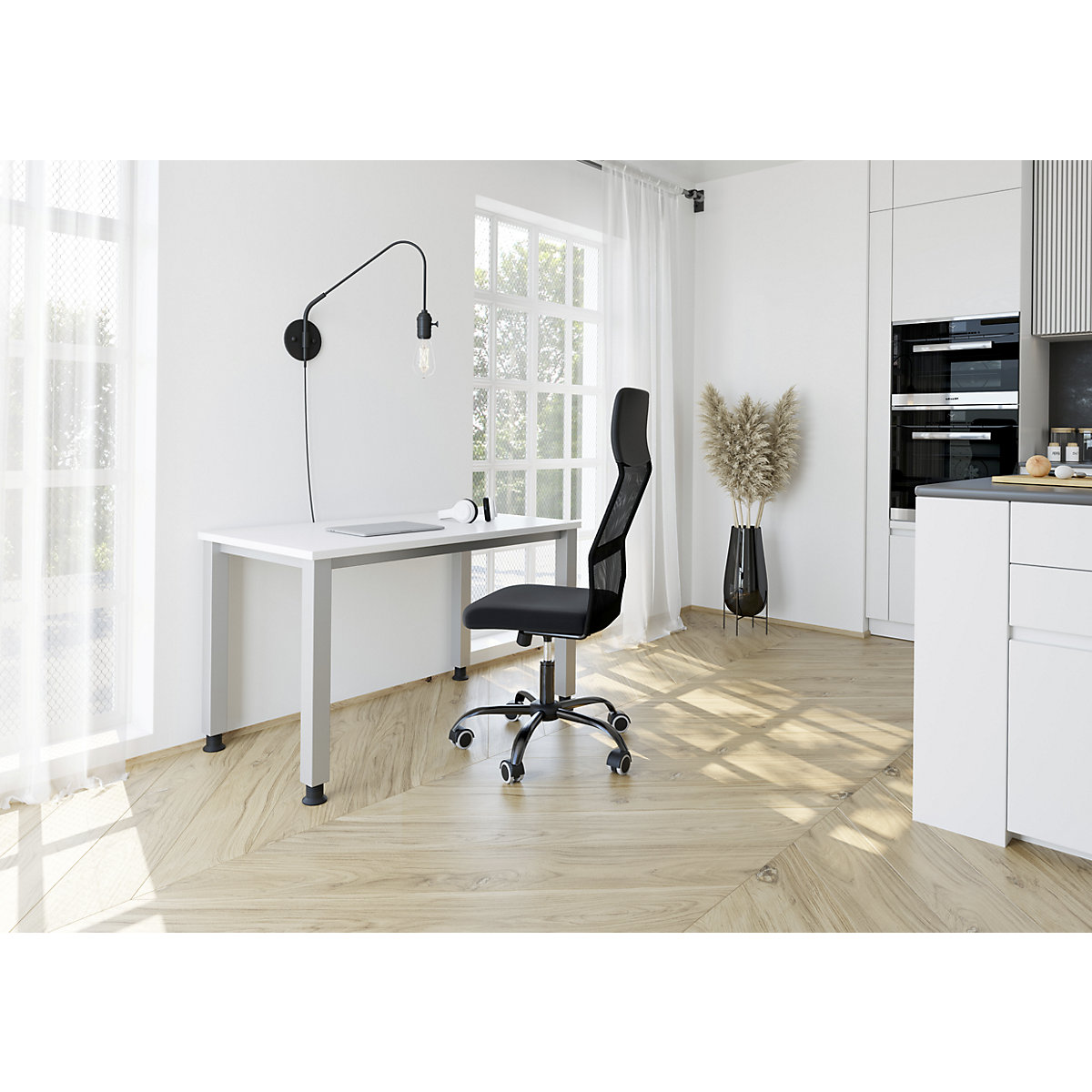 Scrivania Mini-Office 4 RENATUS – eurokraft pro (Foto prodotto 2)-1