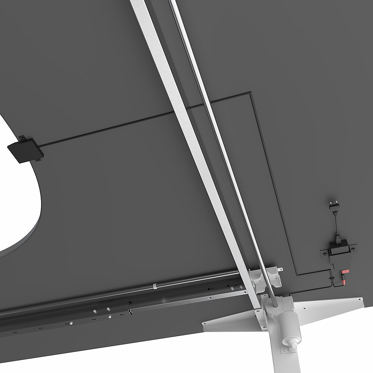 Scrivania Atlanta, regolabile elettricamente in altezza (Foto prodotto 7)-6