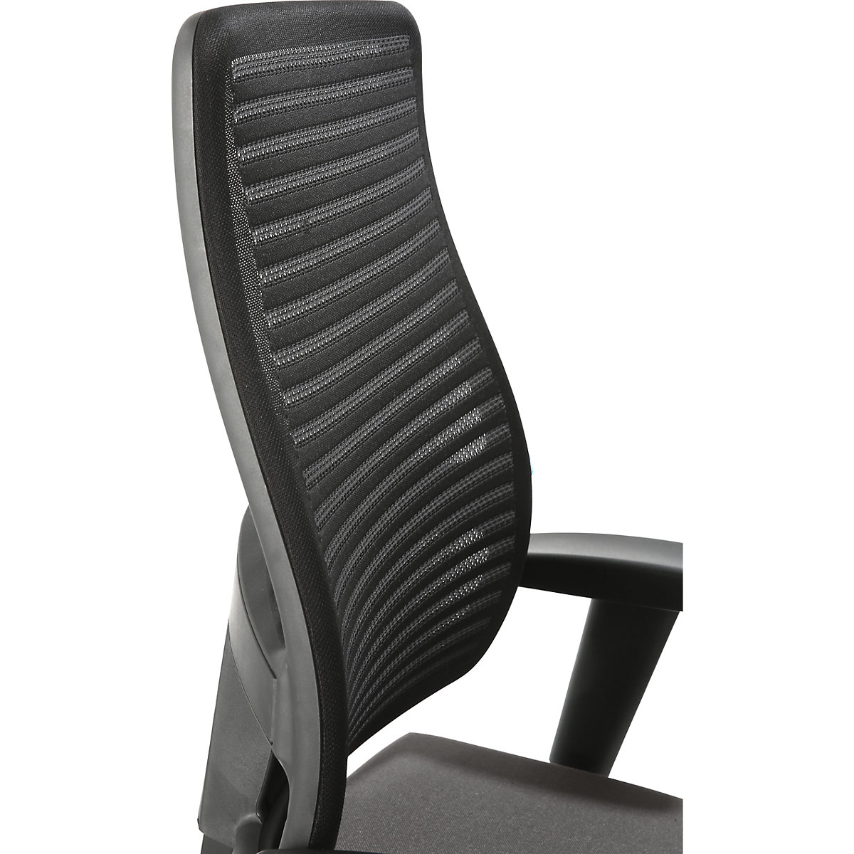 Sedia girevole per operatori con schienale rivestito in rete – eurokraft pro (Foto prodotto 14)-13