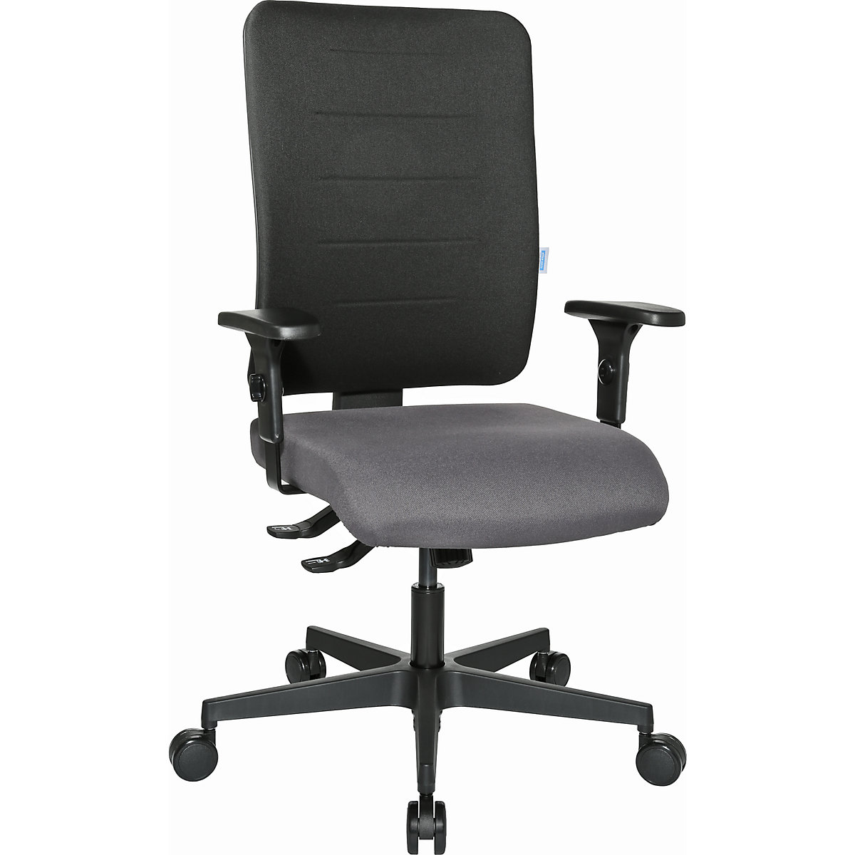 Sedia per ufficio V1 con sedile piatto – eurokraft pro (Foto prodotto 2)-1