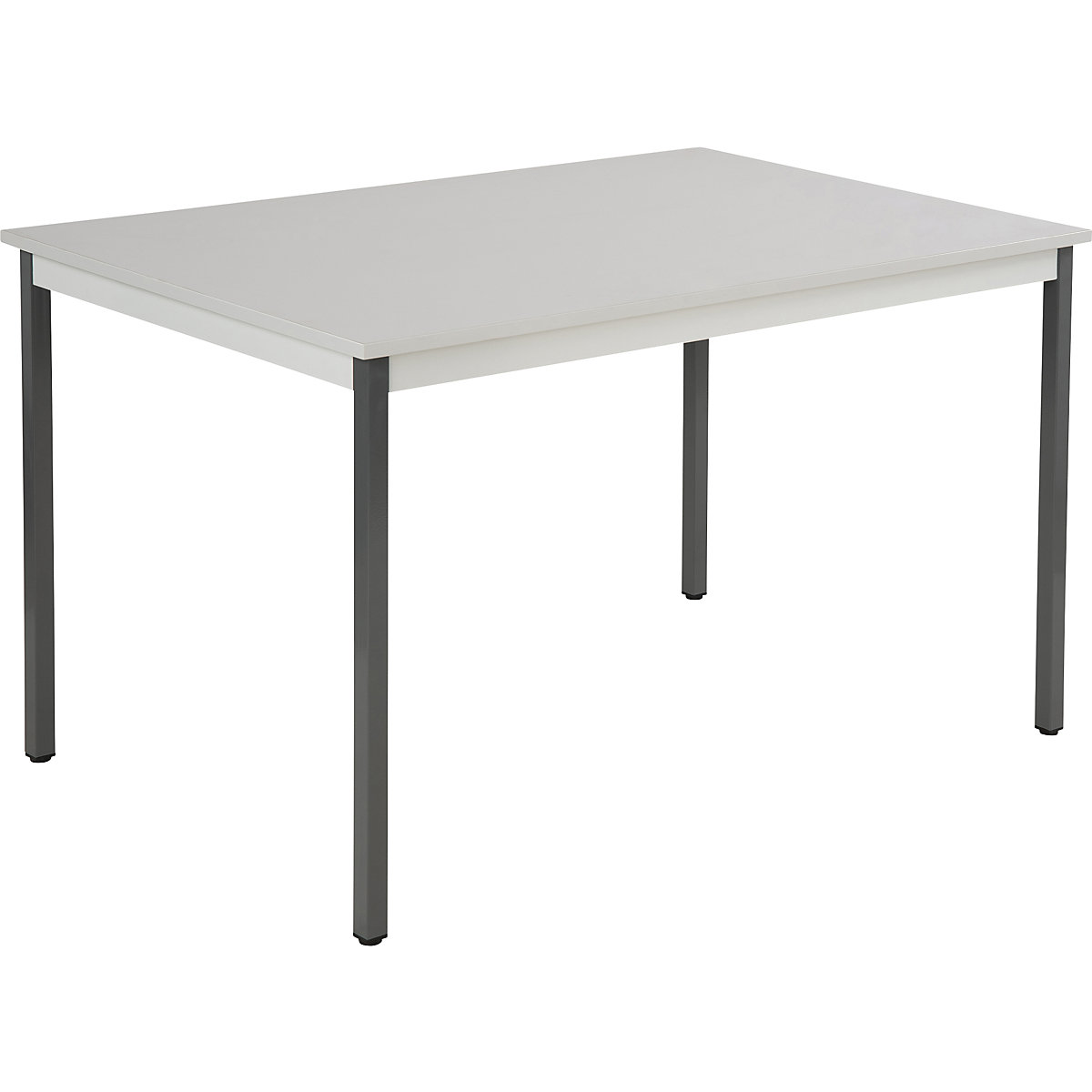 Tavolo multiuso – eurokraft basic, rettangolare, largh. x alt. 1200 x 740 mm, profondità 800 mm, piano grigio chiaro, telaio grigio basalto-2