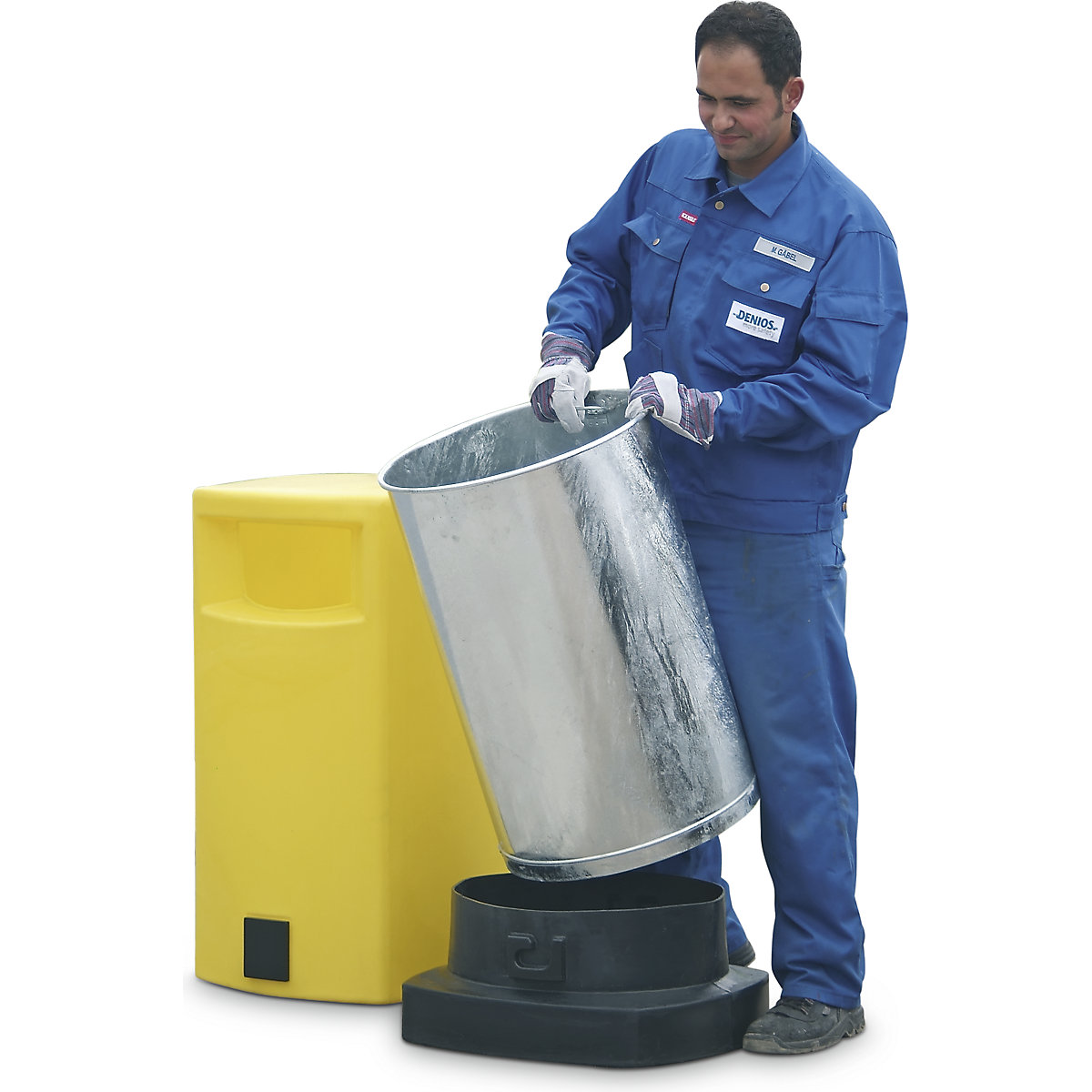 Abfallsammler aus Kunststoff für außen (Produktabbildung 5)-4