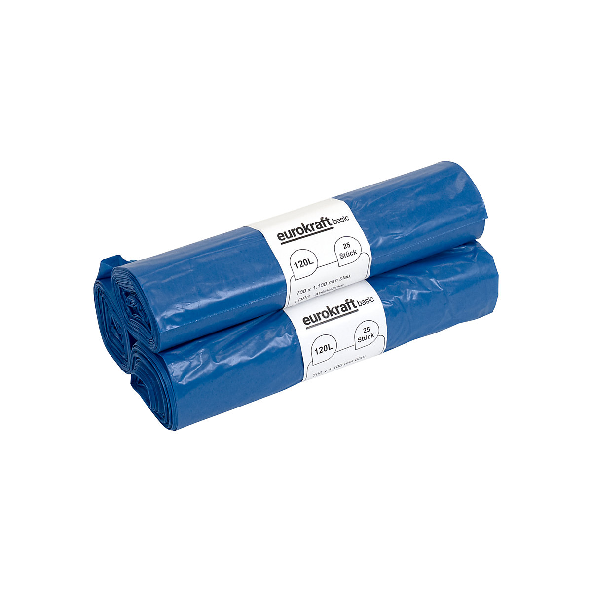 Abfallsäcke, 100% PCR LDPE, 120 l eurokraft basic (Produktabbildung 14)-13