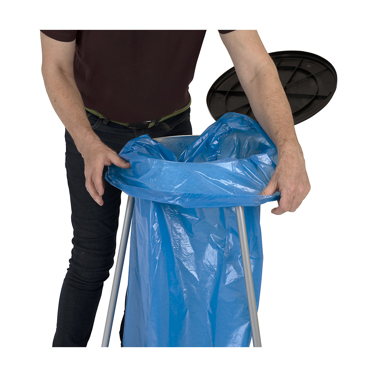 Abfallsäcke, 100% PCR LDPE, 120 l eurokraft basic (Produktabbildung 20)-19