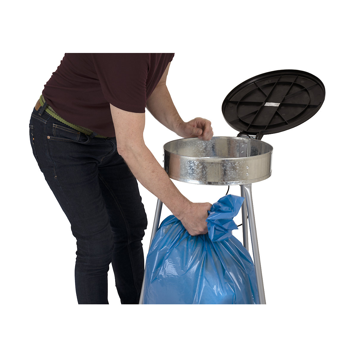 Abfallsäcke, 100% PCR LDPE, 120 l eurokraft basic (Produktabbildung 29)-28