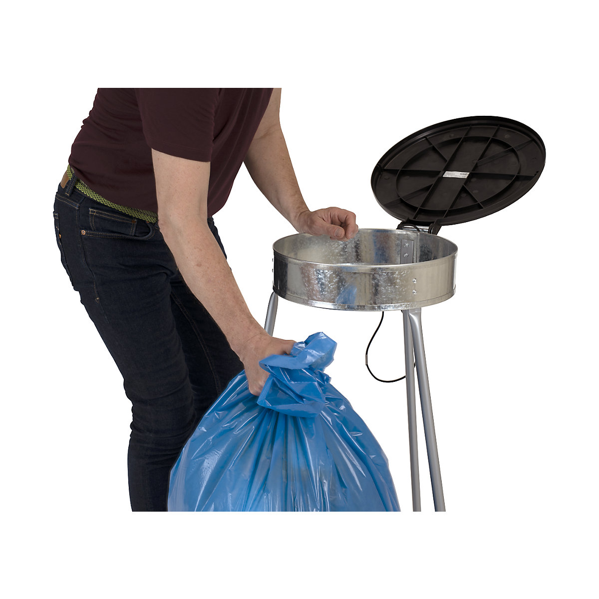 Abfallsäcke, 100% PCR LDPE, 120 l eurokraft basic (Produktabbildung 30)-29
