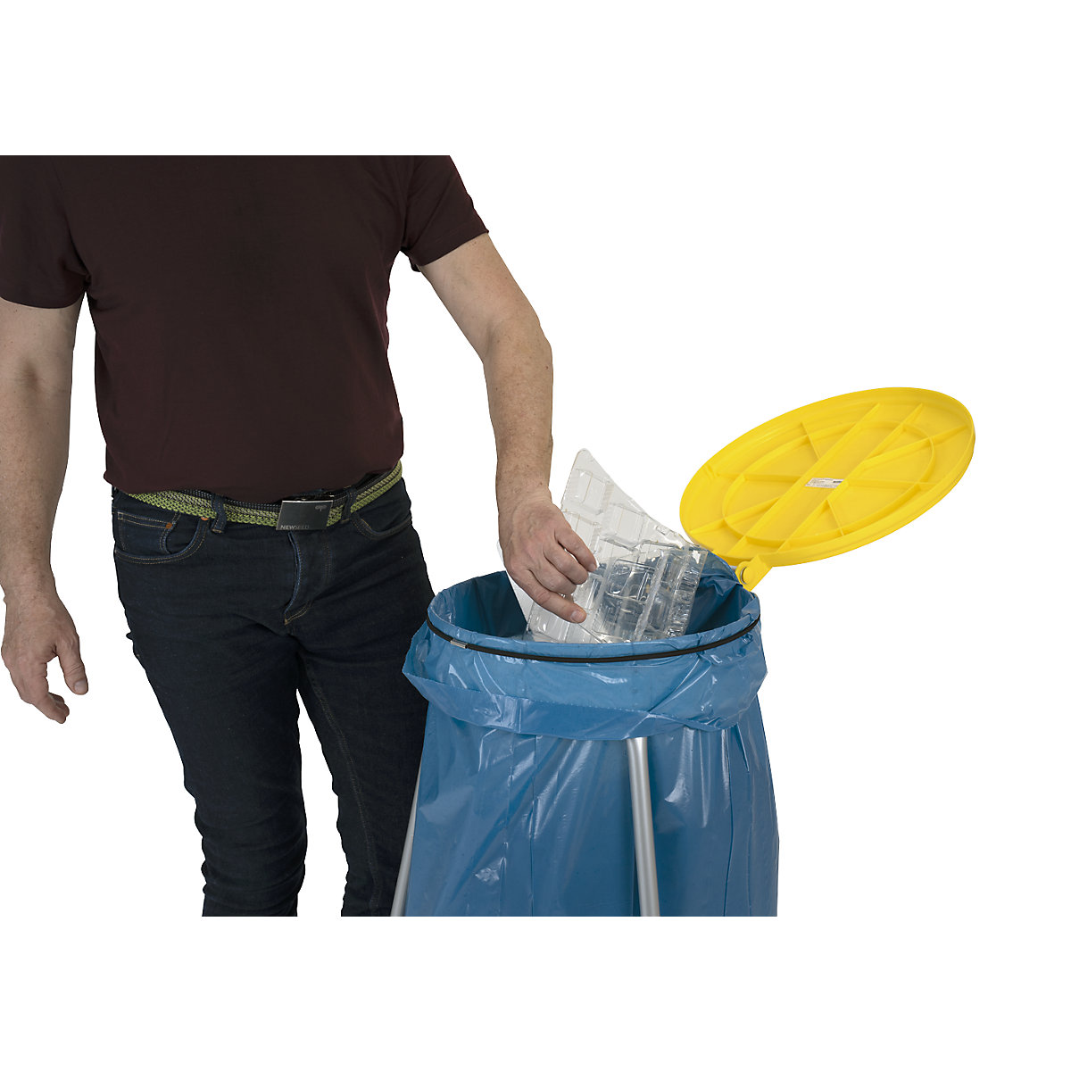 Abfallsäcke, 100% PCR LDPE, 120 l eurokraft basic (Produktabbildung 19)-18