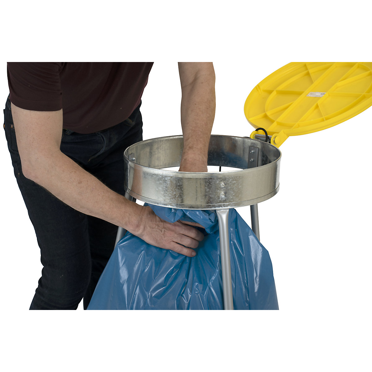 Abfallsäcke, 100% PCR LDPE, 120 l eurokraft basic (Produktabbildung 23)-22