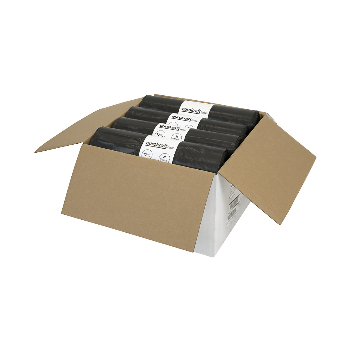 Abfallsäcke, 100% PCR LDPE, 120 l eurokraft basic (Produktabbildung 11)-10