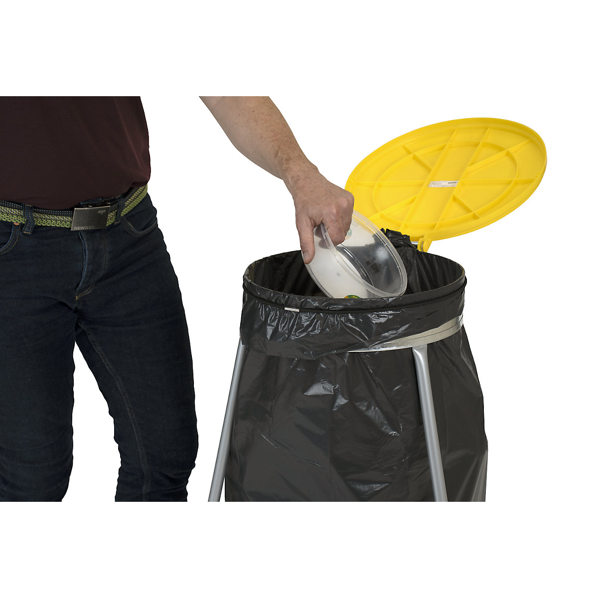 Abfallsäcke, 100% PCR LDPE, 120 l eurokraft basic (Produktabbildung 15)-14