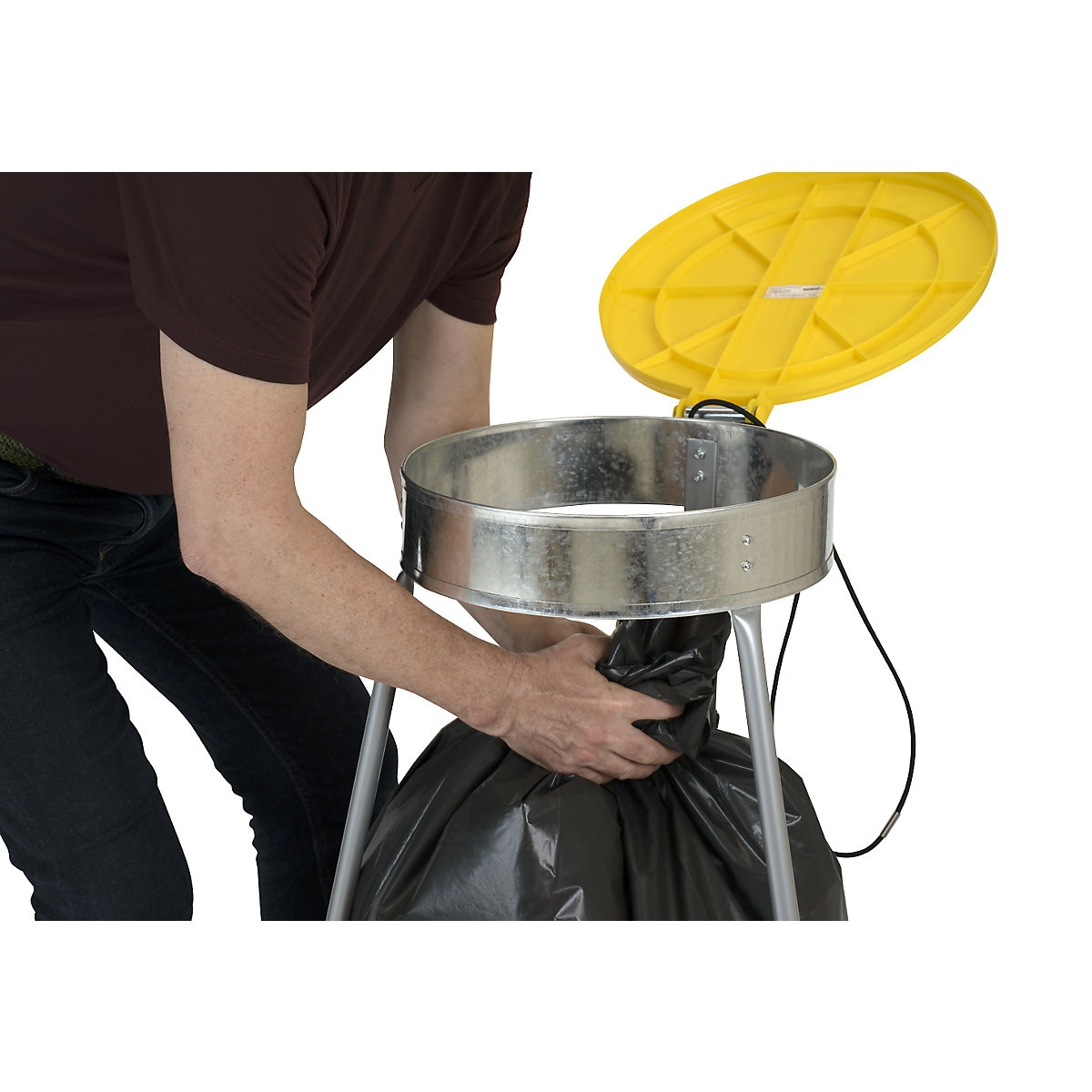 Abfallsäcke, 100% PCR LDPE, 120 l eurokraft basic (Produktabbildung 19)-18