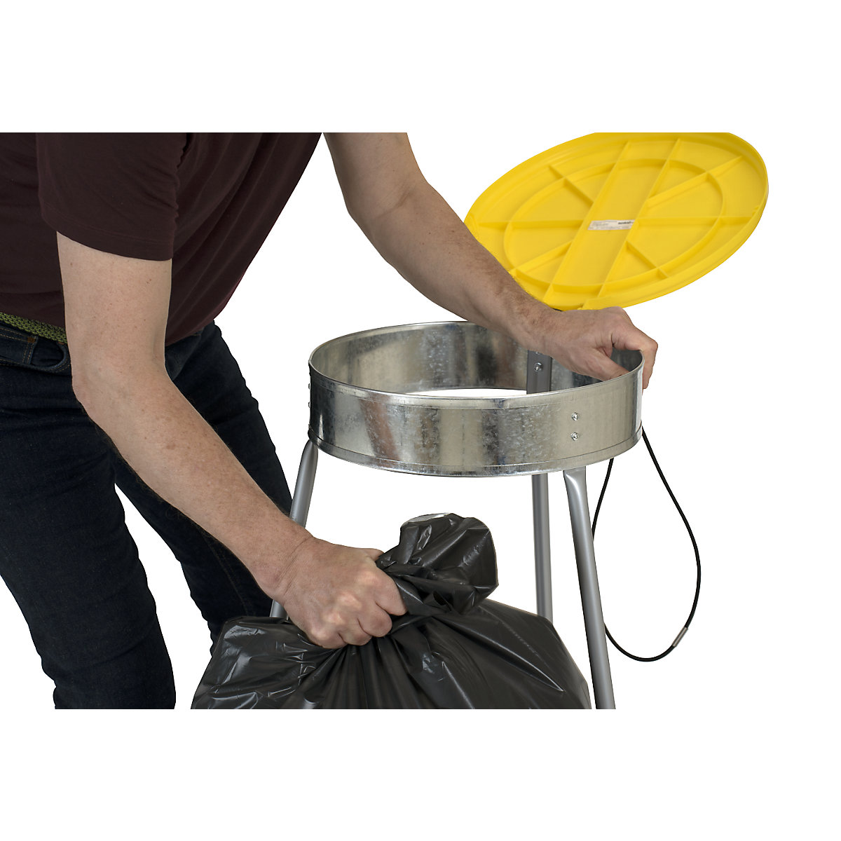 Abfallsäcke, 100% PCR LDPE, 120 l eurokraft basic (Produktabbildung 20)-19