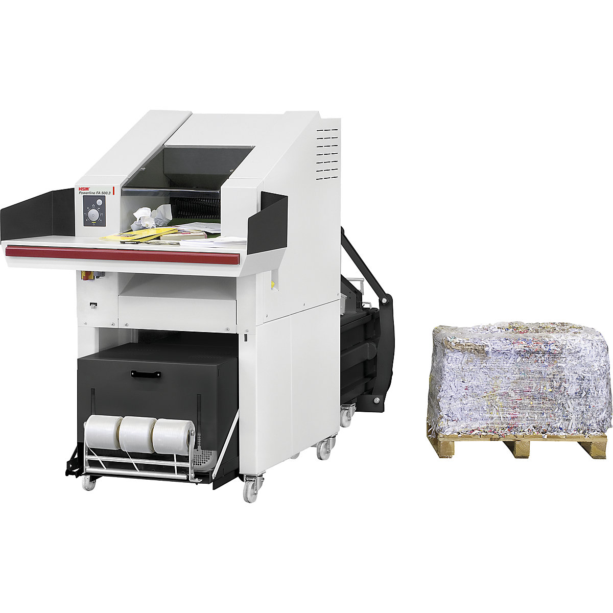 Schredder-Pressen-Kombination HSM (Produktabbildung 2)-1