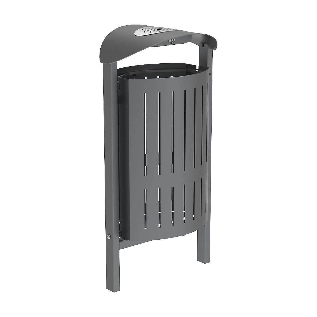 Abfallkorb SILAOS® mit Ascher PROCITY