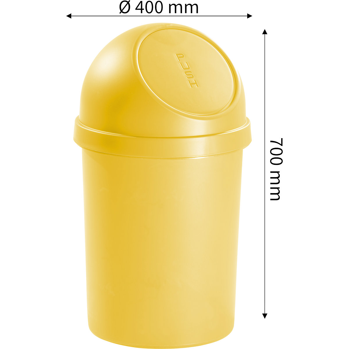 Push-Abfallbehälter helit (Produktabbildung 3)-2