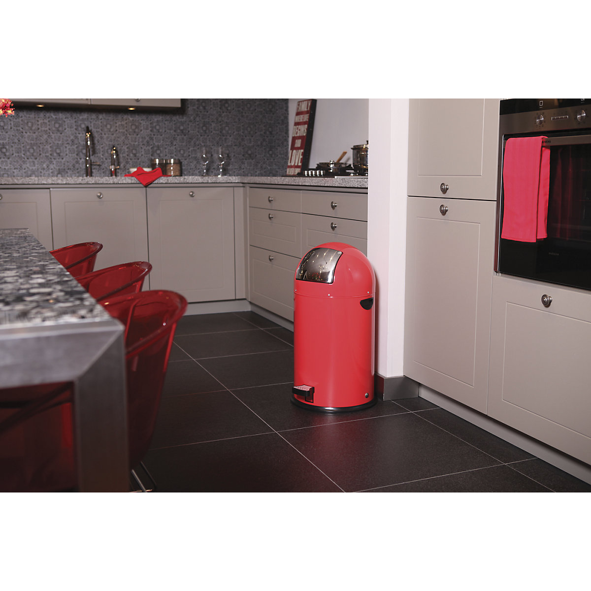 Push-Mülleimer mit Pedal EKO (Produktabbildung 2)-1