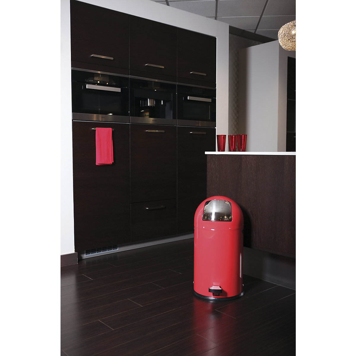 Push-Mülleimer mit Pedal EKO (Produktabbildung 3)-2