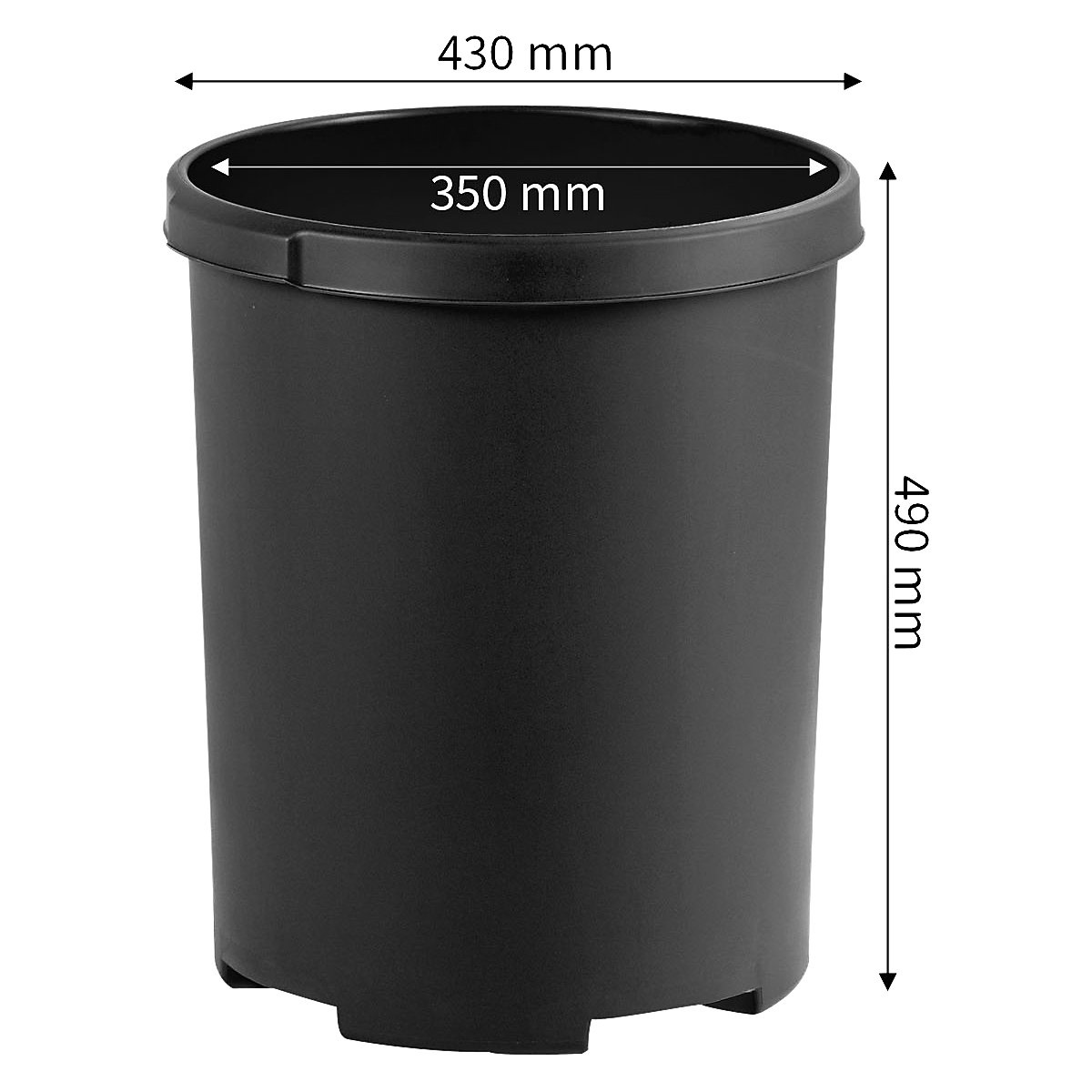 Papierkorb, Kunststoff (Produktabbildung 3)-2