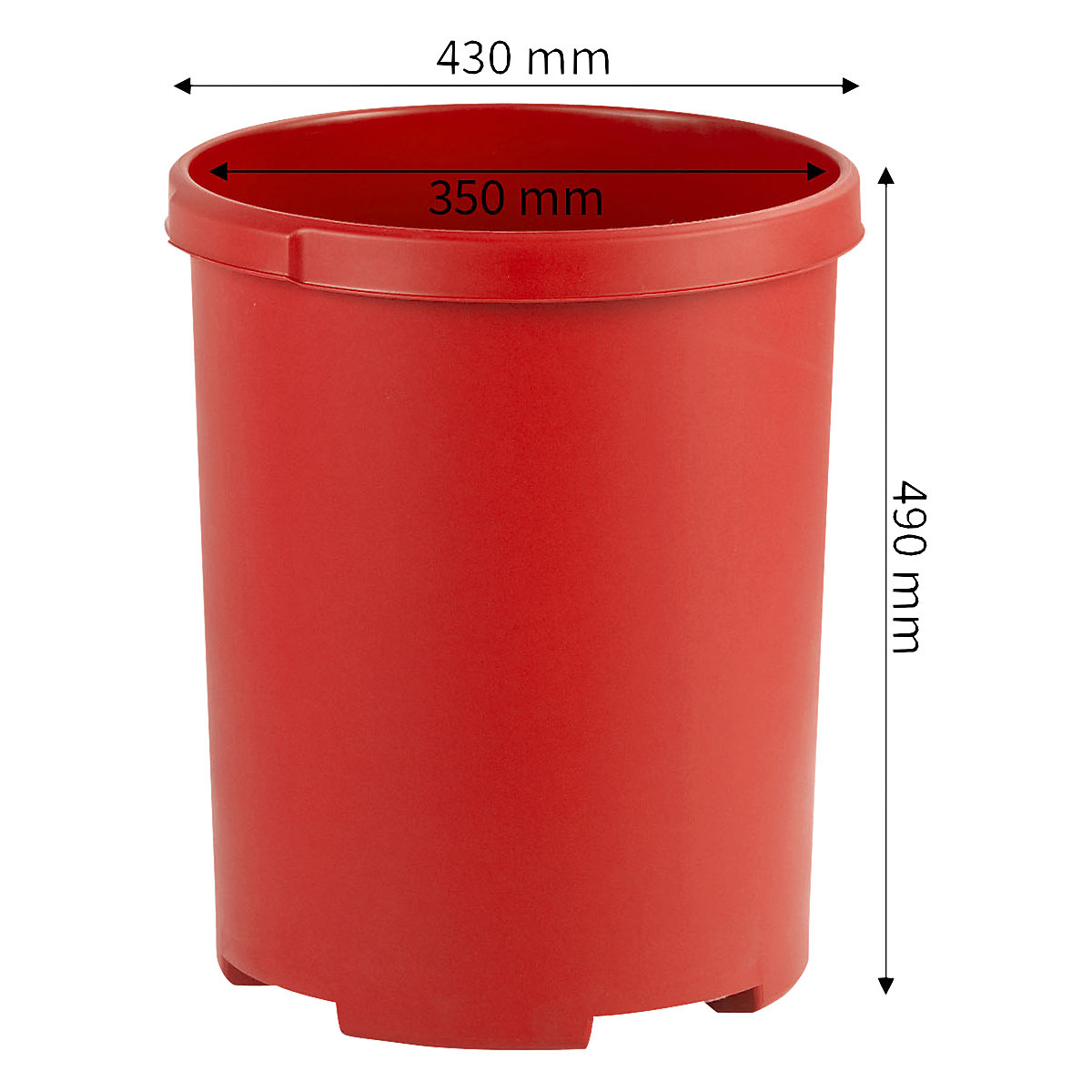 Papierkorb, Kunststoff (Produktabbildung 3)-2