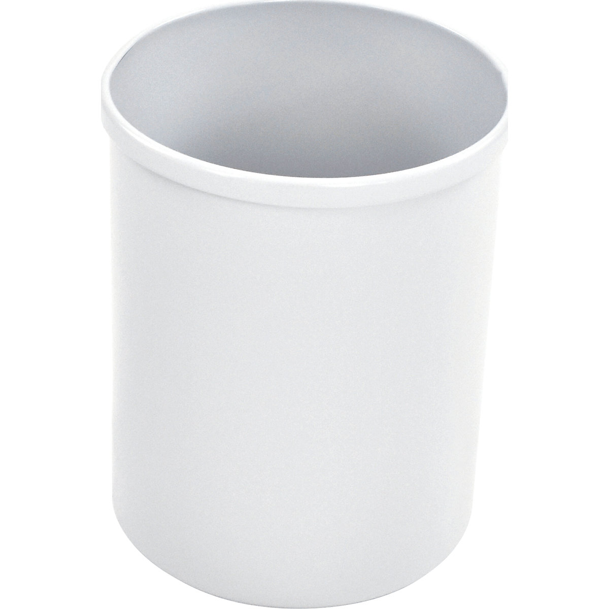 Papierkorb, Stahl, rund