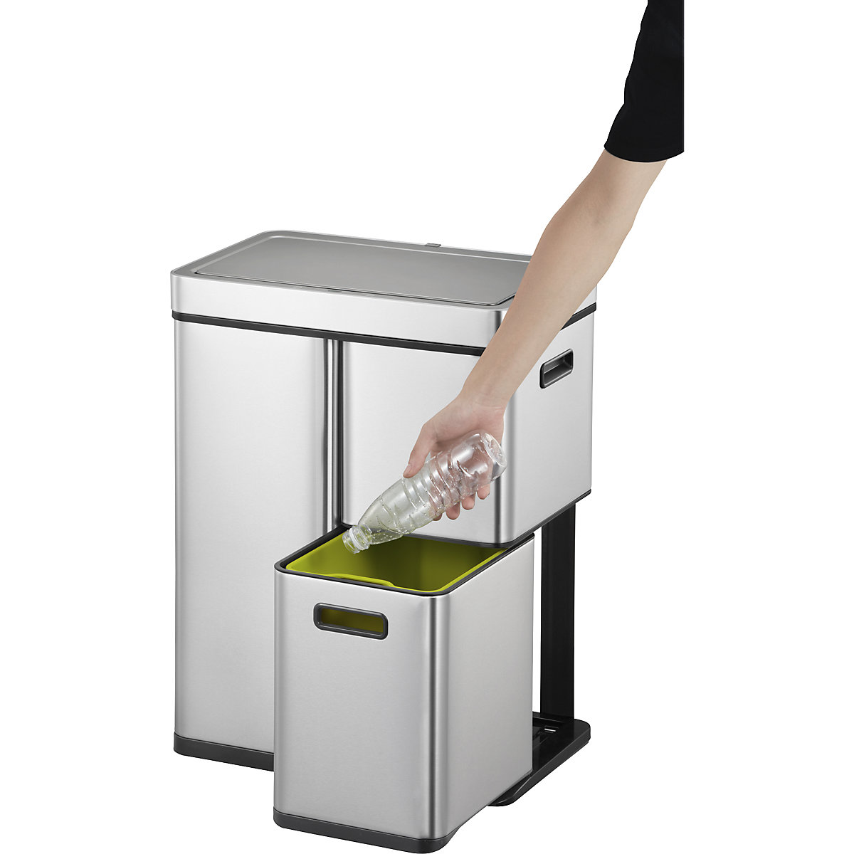 Abfalleimer mit Sensor, Edelstahl EKO (Produktabbildung 11)-10