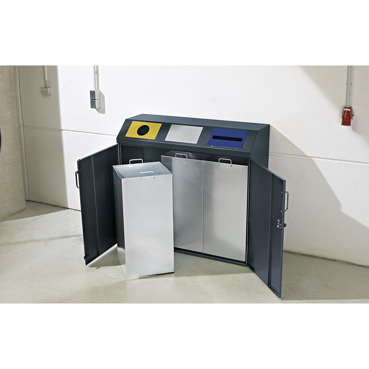 Wertstoffsammelschrank eurokraft pro (Produktabbildung 3)-2