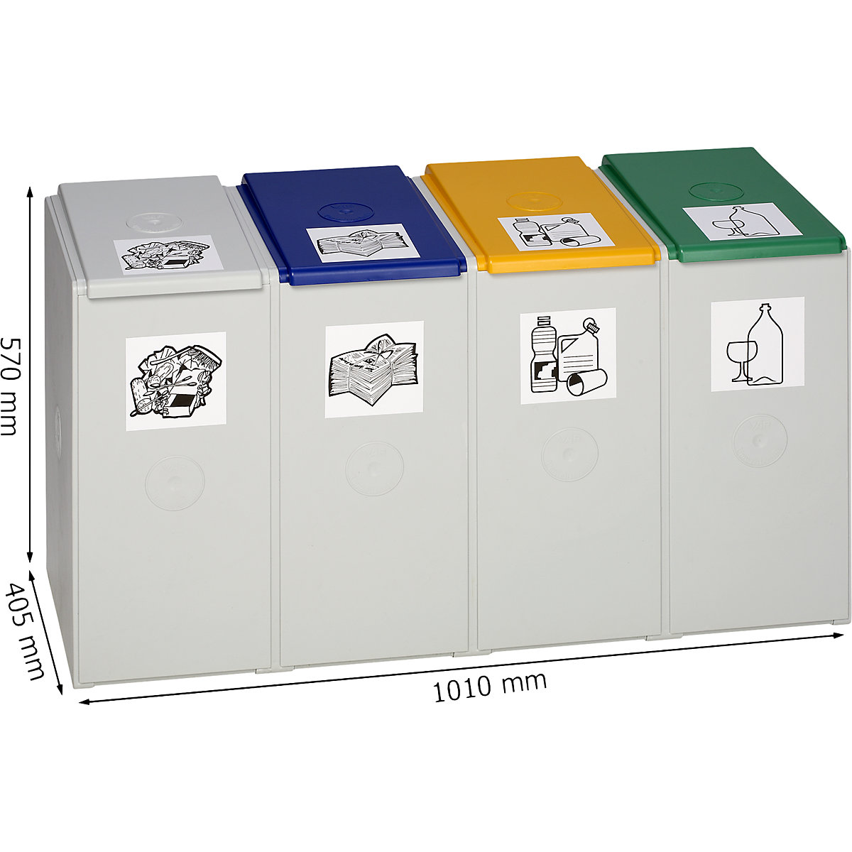 Wertstoffsammler aus Kunststoff VAR (Produktabbildung 4)-3