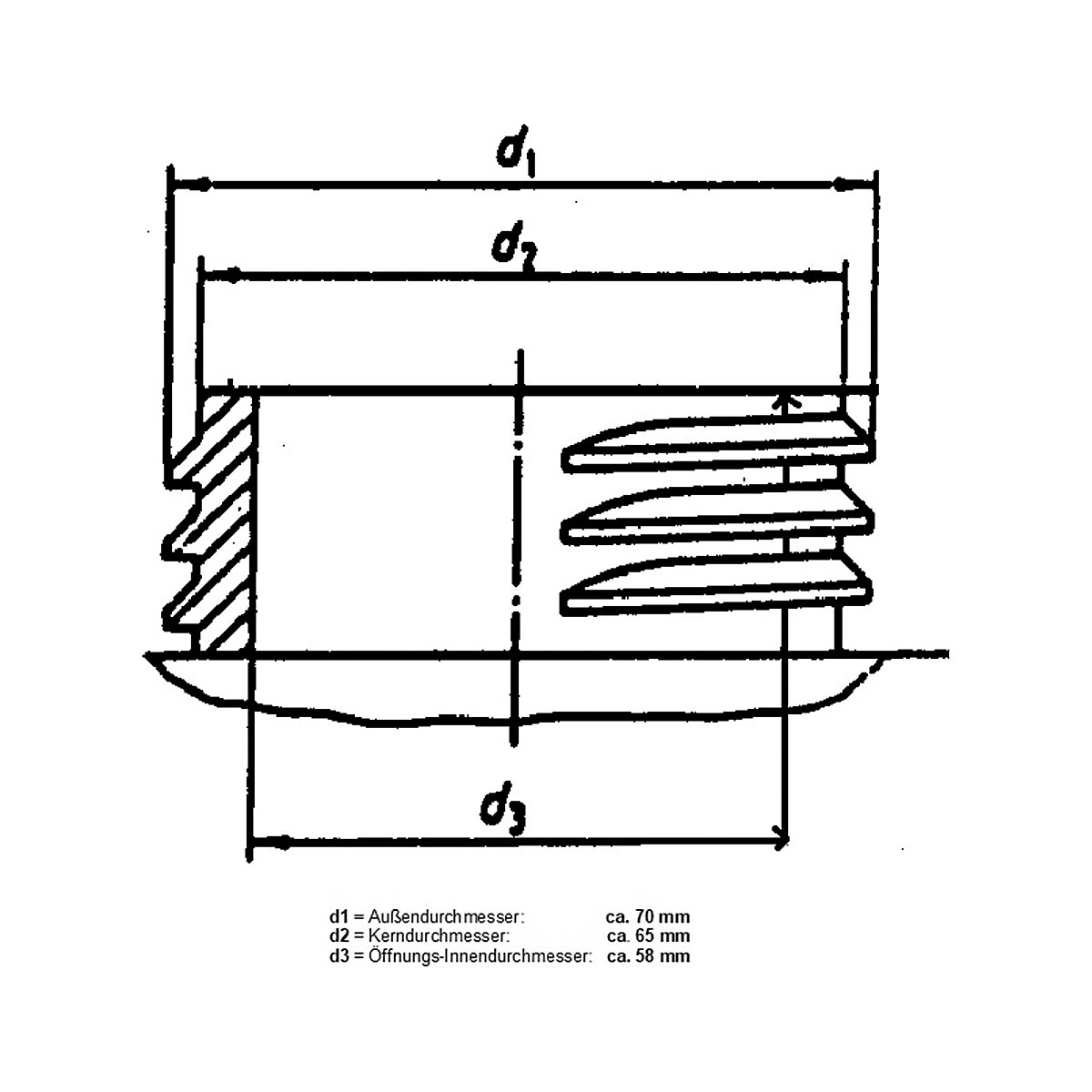kaiserkraft Hahnverschluss Tap Plastic 57mm 4