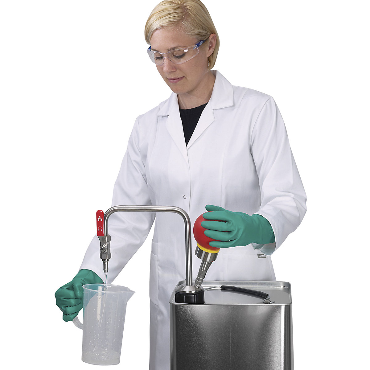 Edelstahl-Lösemittelpumpe, Handbetrieb (Produktabbildung 10)-9